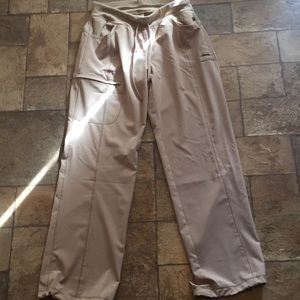 Khaki scrub pants